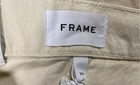 Frame Women's NWT Le Jane Studded High Rise Straight Jeans Ivory Size 24 — photo 3