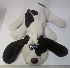 Vintage Tonka 1985 Pound Puppy Rumple Skins White with Brown Spots 19"