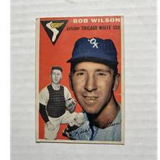 Topps 1954 Bob Wilson Chicago White Sox #58 Baseball MLB Base Set Card