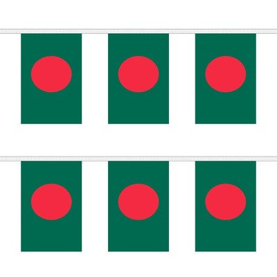 Flagtex Bangladesch Rechteck Wimpelkette