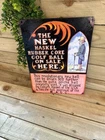 Vintage Original Haskel Rubber Core Golf Ball Tin Shop Advertising Sign