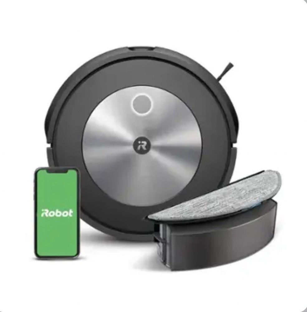 iRobot Roomba j5 Robot Vacuum in Gray - Smart Mapping & Self-Emptying - Model J517020