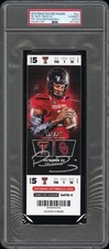 MAHOMES AUTO PSA 2016 Texas Tech Red Raiders Full Ticket Mahomes Mayfield YD REC