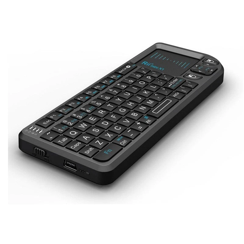 Rii Mini X1 Mini Wireless 2.4Ghz Keyboard with Mouse Touch Pad Remote Con - image 3 of 4
