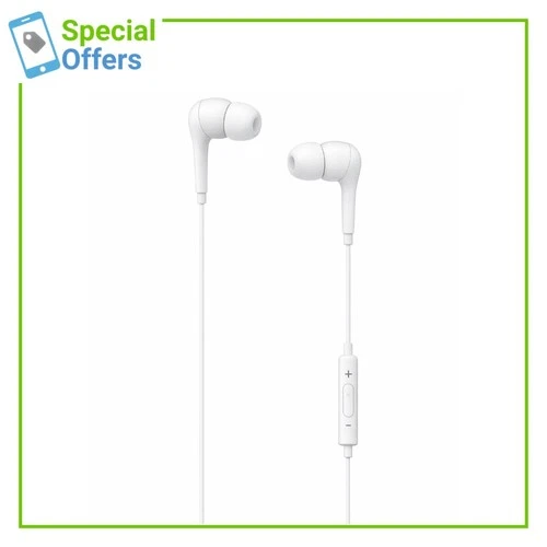 HTC RC-E295 PHF White 3.5mm Stereo Earbuds Headset With Mic Wired Earphones