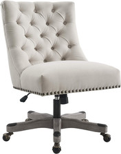 Home Décor Honor Natural Office Chair, Beige