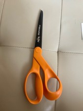 Fiskars 8" Non-Stick Sewing Crafting Scissors Orange Handle- USA Made