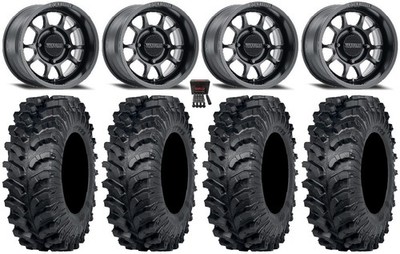 Method 409 15'' Wheels Black (5+2) 32'' MT911 Tires Polaris Sportsman / RZR /