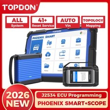 TOPDON Phoenix SMART & SCOPE ELITE Premium Car Diagnostic ECU Online Coding MAX