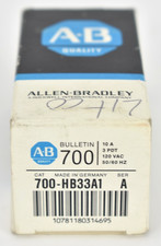BRAND NEW IN BOX Allen Bradley 700-HB33A1 Bulletin 700 Relay SER E 15A 120VAC