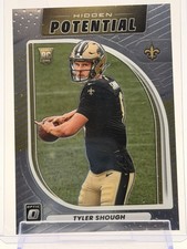 2025 Donruss Optic Hidden Potential Tyler Shough RC New Orleans Saints #12