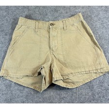 VINTAGE Y2K Abercrombie Fitch Shorts Womens Sz 2 Khaki Ripstop Utility Safari