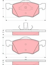 TRW Brake Pads (GDB1497)