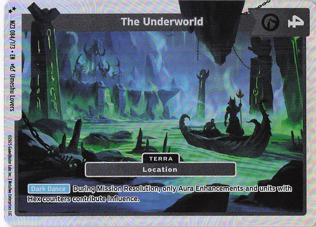 The Underworld MZ3 084/173 Metazoo Secret Shadows Super Rare Foil