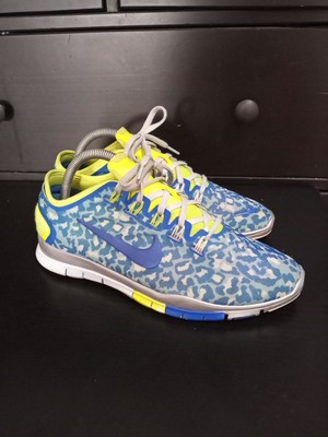 Nike Cheetah Print Womens Free TR Connect 2 638680-400 Running Sneakers Sz 8.5