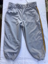 EvoShield Adult Salute Knicker Baseball Pants -Gray . Piping - Medium