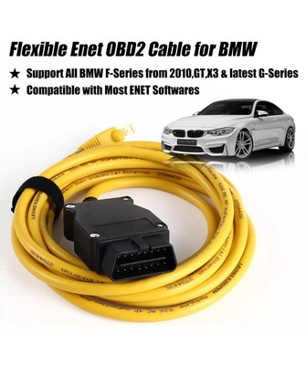 ENET Ethernet Cable For BMW OBD ICOM E-SYS ISTA Bimmercode F-Series OBD2 cable