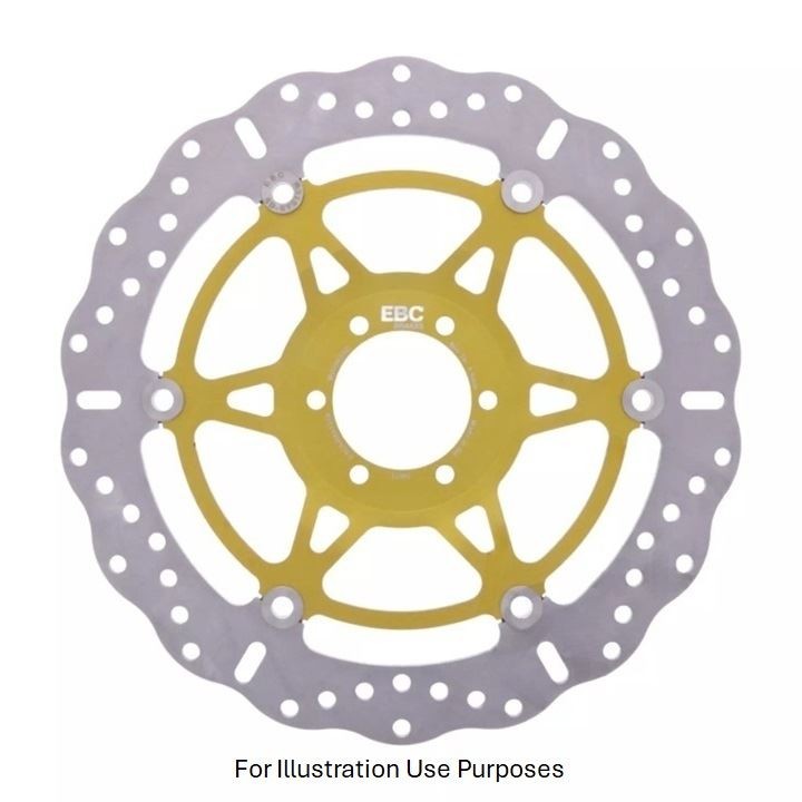 EBC Stainless Steel Floating Contour Front Brake Disc (15) - MD1003XC