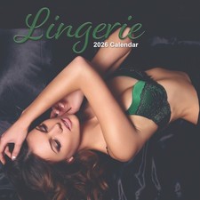 Lingerie Glamour  "12  x 12" Square Wall Calendar 2026
