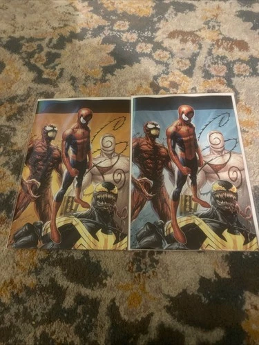 Amazing Spider-Man Venom Death Spiral #1 Tyler Kirkham Virgin Variant Set