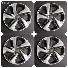 4 Fit Honda Civic 2006-22 Silver Black 16 Hub Caps Full Wheel Covers Steel Rims 4 Fit Honda Civic 2006-22 Silver Black 16 Hub Caps Full Wheel Covers Steel Rims