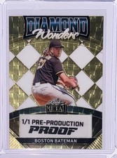 2024 Leaf Metal Boston Bateman Diamond Wonders Super Prismatic Gold Proof 1/1