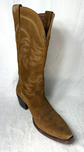 Tecovas The Jamie Suede SZ 12B Boot For Women Caramel Brown - SINGULAR LEFT BOOT