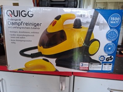 Quigg Dampfreiniger 1500W   Effiziente Reinigung für Böden, Fenster & mehr