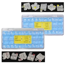 Dental Orthodontic Clear Ceramic Brackets Sapphire Aesthetics Roth MBT 022 345