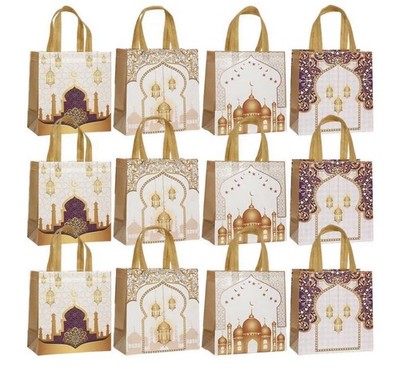12 Stück Middle Eastern Festival Geschenktüten für Kalender Chips Serviettenringe