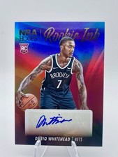 Dariq Whitehead 2023-24 NBA Hoops Rookie Ink Auto Nets #RI-DRQ Rookie RC