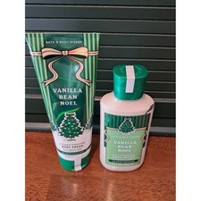 Bath Body Works Vanilla Bean Noel Body Cream and Lotion Set