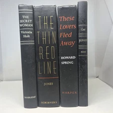 Lot of 4 Old Vtg Hardcover Books - Home Design Decor Staging Shabby