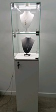 2 piece Luxury Modern Jeweller Display Retail Display Counters Glass Showcase