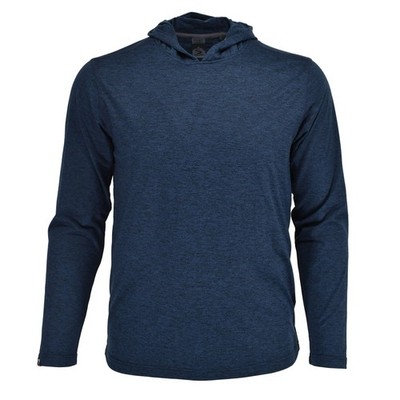 Storm Creek Men's Large Fleece Sidekick Sueded Jersey Hoodie  | Navy Blue
