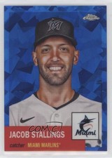 2022 Chrome Platinum Anniversary Blue Atomic Refractor /100 Jacob Stallings 0h26