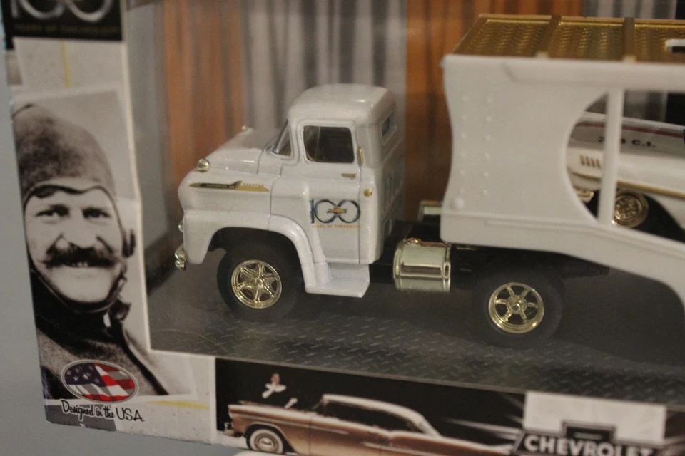 M2 CHASE 100 Years of Chevrolet 1959 Viking LCF & 1958 Impala 11-12 NEW IN BOX - Image 3 of 4