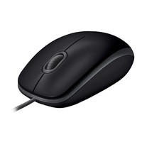 Logitech B110 Silent, Optische Maus, Kabelgebunden, 1000 Dpi AuflöSung, Schwarz