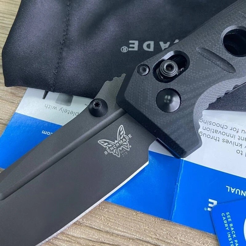 Benchmade Mini Adamas 273GY-1 Black G10 Axis Lock Folding Knife