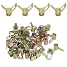 40 x Spring Band Hose Clamps for 4.3-4.5mm OD 0.2" 4mm ID Multicolored