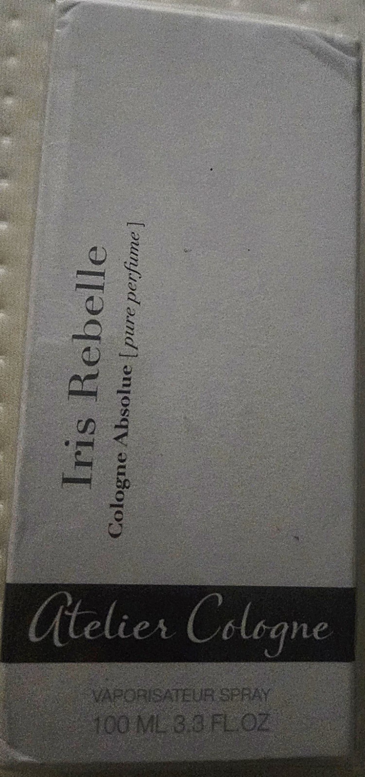 Atelier Cologne Iris Rebelle Cologne Absolue Pure Perfume 3.3 oz NIB Sealed Rare