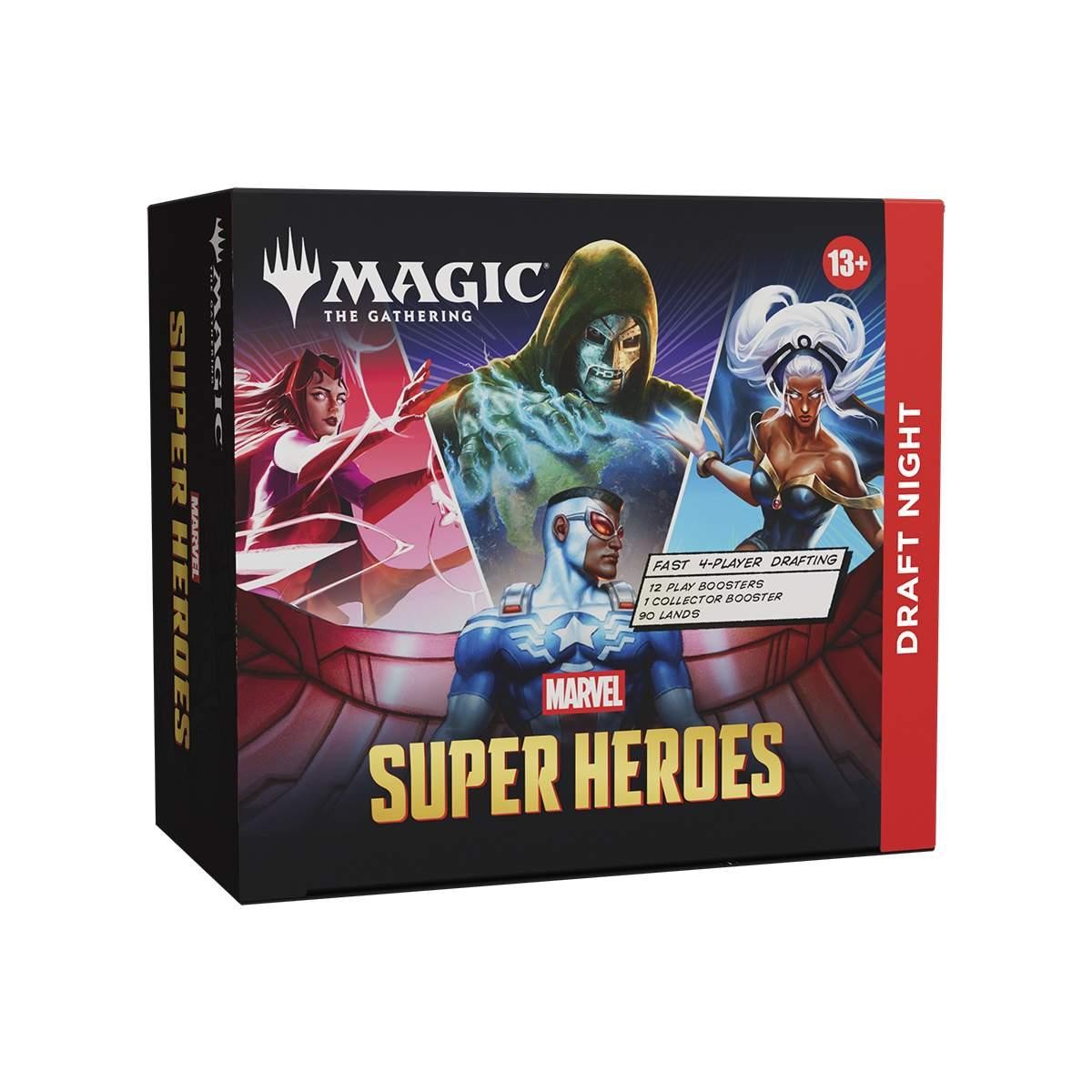 Preorder Magic Marvel Super Heroes Draft Night Booster + Collector Pack