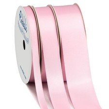 3 PCS 30 Yards Light Pink Satin Craft Ribbon 1/4 5/8 1 Inch Wide Bows
