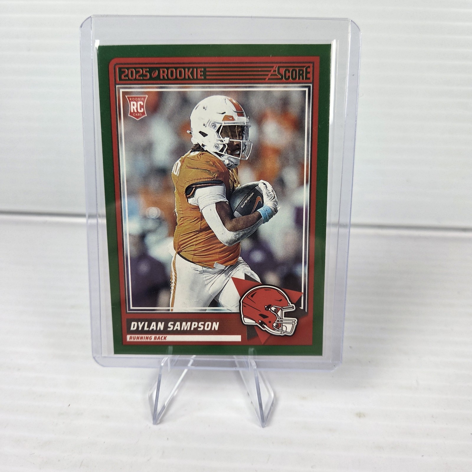 2025 Score Green Dylan Sampson Rookie RC #52 Cleveland Browns