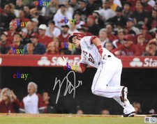 Mike Trout Angels photo dédicacée signée 8x10 réimpression