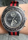 VINTAGE April 1973 SEIKO CHRONOGRAPH CALCULATOR 6138 - 7000 SLIDE RULE 43.5mm