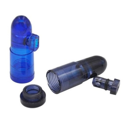 2Pcs Plastic Spice Bottle For Snuff Boxes Dispenser Storage Box Mixed Color Gift