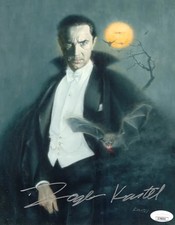 Roger Kastel signed 8x10 Photo Poster Artist Dracula JSA Authentication