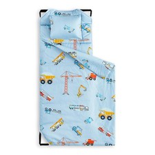 - Cot Nap Mat with Pillow and Blanket, 100 Cotton Fabric, for Toddler Kids B...