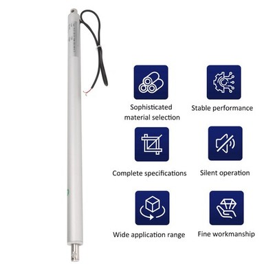 12V Miniature Linear Actuator 250mm Stroke DC Electric Mini Pen Type Linear Actu